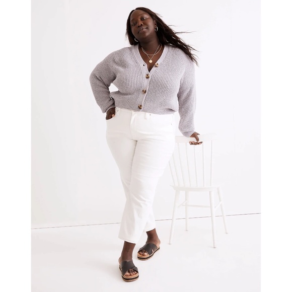 Madewell Plus Curvy Perfect Vintage Jean - Tile White - 20W - Picture 1 of 13